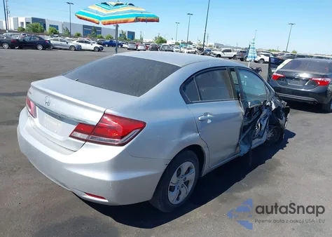 2015 Honda Civic Lx из США, поврежденный, VIN 19XFB2F53FE269869